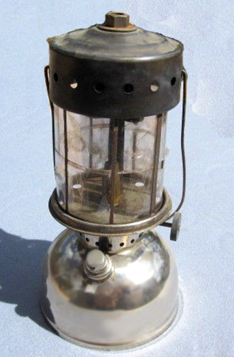 San Diego mantle Lamp Company gas lamp